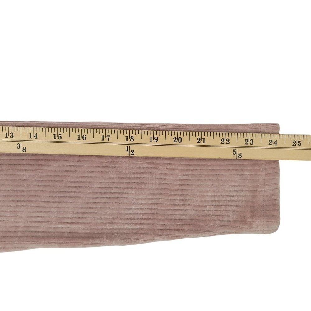 Simply Southern Velour Corduroy Pink Mauve Pullover Top Womens M Long Sleeve - Picture 5 of 16